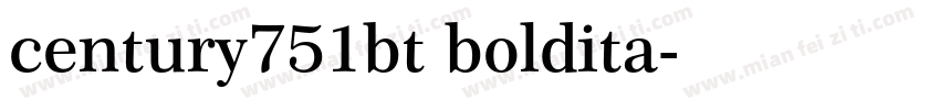 century751bt boldita字体转换